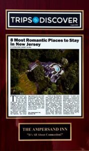 The Ampersand Inn Featured in "8 Most Romantic Places to Stay in New Jersey" article in Trips to Discover